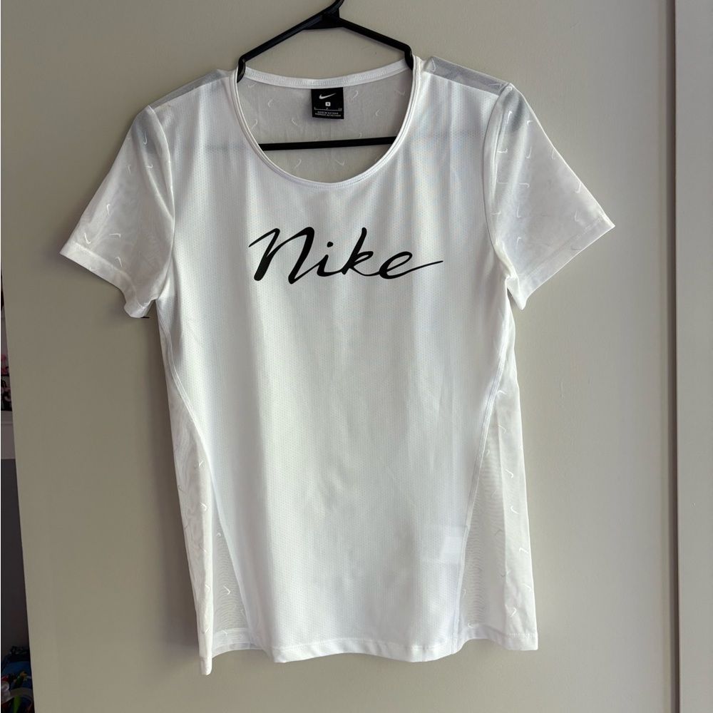 Nike Women's White Mesh Tee